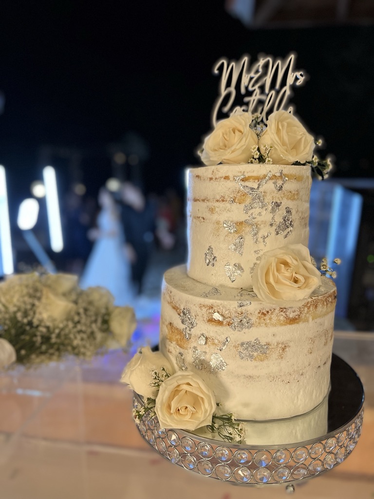 Wedding Cake Created by a preferred vendored of Casa de Campo