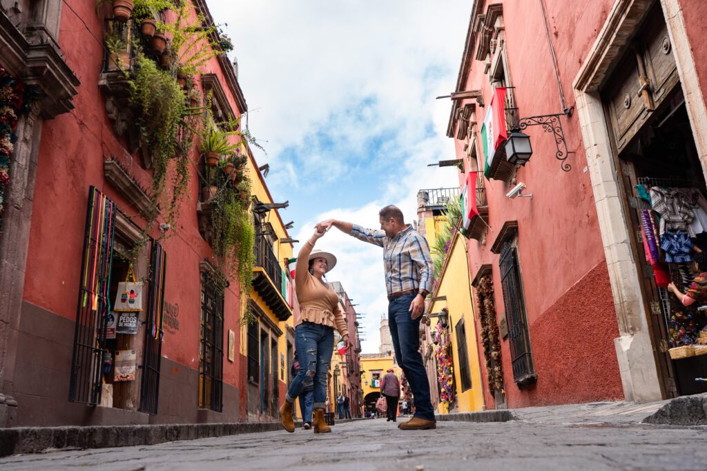 Dancing in the streets of San Miguel de Allende