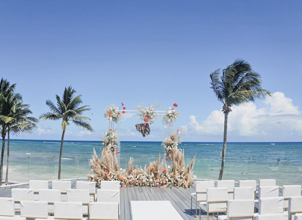 Ocean Front Destination Wedding Location in Riviera Maya